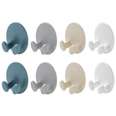 Operitacx 8pcs Wall-Mounted Cable Organizer Punch Storage Hooks for Tidy Cords Lightweight Easy Installation for Home Office Use