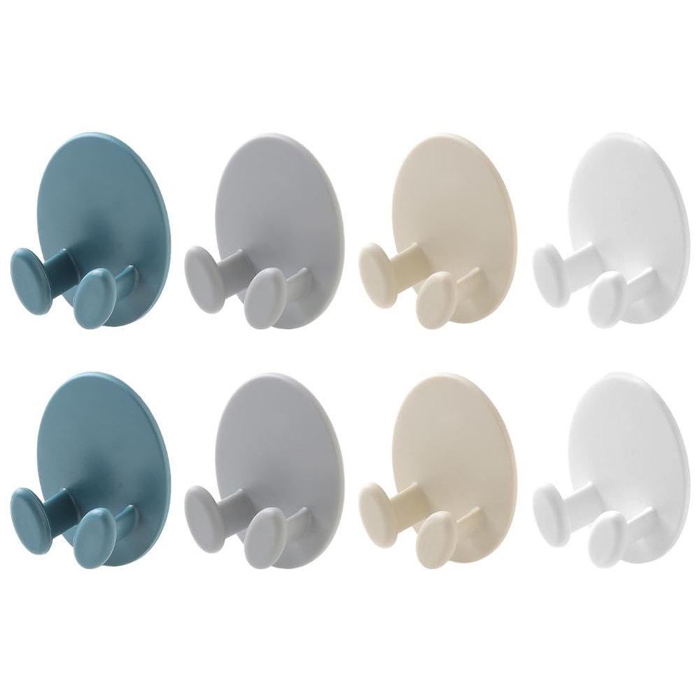 Operitacx 8pcs Wall-Mounted Cable Organizer Punch Storage Hooks for Tidy Cords Lightweight Easy Installation for Home Office Use