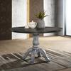 Roundhill Furniture Iris 5-Piece Dining Set, Weathered White and Gray view 2