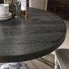 Roundhill Furniture Iris 5-Piece Dining Set, Weathered White and Gray view 3