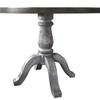 Roundhill Furniture Iris 5-Piece Dining Set, Weathered White and Gray view 4