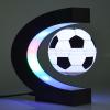 Magnetic Levitation Soccer,C Shape Base Magnetic Floating Football Decor Floating Rotating Soccer with Night Light Desktop Gifts for Birthday Christmas view 2