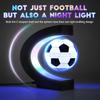 Magnetic Levitation Soccer,C Shape Base Magnetic Floating Football Decor Floating Rotating Soccer with Night Light Desktop Gifts for Birthday Christmas view 4