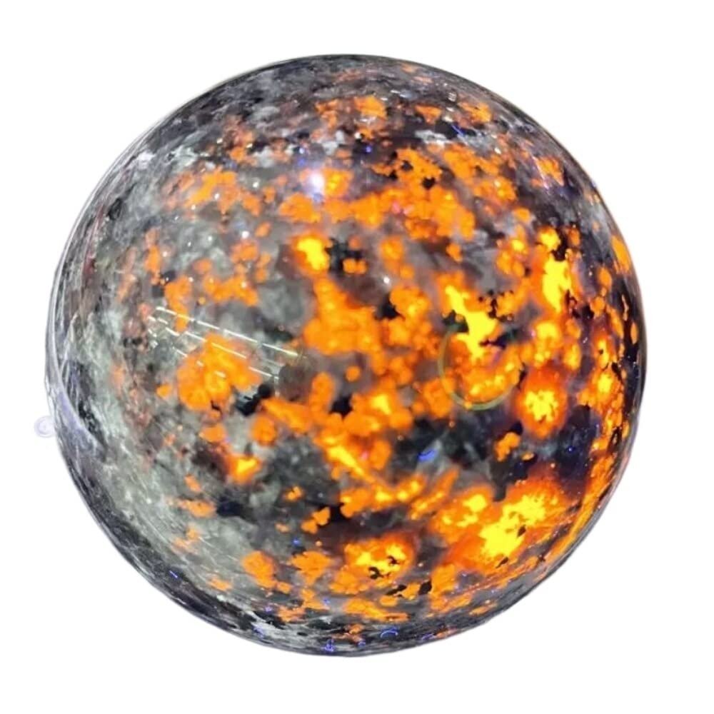 AtkitS Natural Crystal Ball Powerful Chakra Energy Wicca Crystals and Flame Stones Sphere Healing Spiritual Witchcraft (Size : 20mm-30mm)