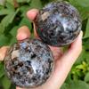 AtkitS Natural Crystal Ball Powerful Chakra Energy Wicca Crystals and Flame Stones Sphere Healing Spiritual Witchcraft (Size : 20mm-30mm) view 3