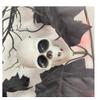 Lighted Halloween Garland, 2 pcs Dead Branches Garland with Skull Ornament, 6.2 FT Glowing Black Branch Garland, Black Garland for Fall Halloween Party Decoration view 4