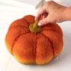 Factory Direct Craft Felted Wool Harvest Pumpkin for Rustic Thanksgiving Decorating and Fall Displays - 9" Dia view 4
