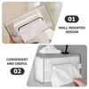 Alipis Bathroom Tissue -Mounted Tissue Box Holder Pet Material Paper Towel Dispenser view 3