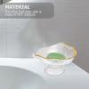 Alipis Self Draining Soap Holder Self Draining Soap Tray Dish with Drain Bathroom Container Bar Holder Bracelet Stand Plastic Dish for Shower The Pet Storage Drain Box view 3