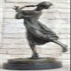 Art Nouveau/Decor Hand Made Gypsy Dancer Bronze Patina Sculpture Statue Lost Wax Sculpture Figurine Figure Statue Gift by Think Bronze view 1