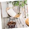 DECHOUS Wooden Round Display Base for Flowerpots Crafts Height Holder for Home Decor Ornaments Present for Housewarming Birthdays view 4