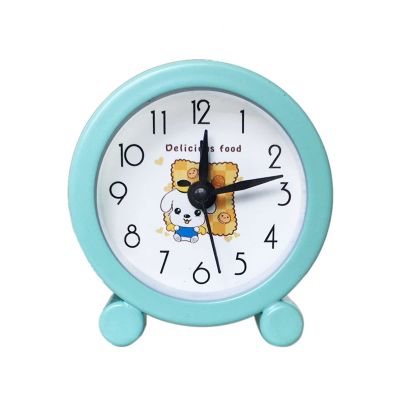 HASMI Alarm Clock Mini Alarm Clock Electronic Round Number Double Bell Desk Table Digital Quartz Clock Home Decoration Retro Portable Cute Durable Bedside Clock (Color : D)