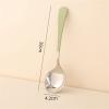 Dinner spoon set High Grade Delicate Meal Spoon Stainless Steel Spoon Practical Soup Spoon Dessert Spoon Dinner Spoon/Soup Ladles (Color : B) view 2