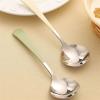 Dinner spoon set High Grade Delicate Meal Spoon Stainless Steel Spoon Practical Soup Spoon Dessert Spoon Dinner Spoon/Soup Ladles (Color : B) view 3