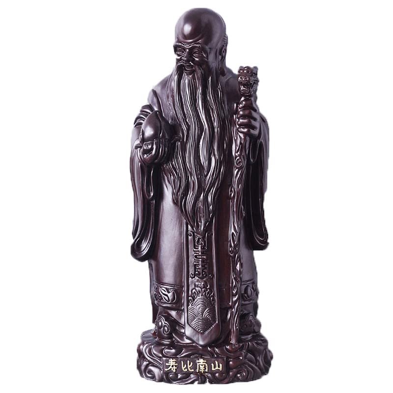 Mascot Wooden Crafts Wood Carving Art Wood Decoration Artwork   47 * 17 * 12cm  ()