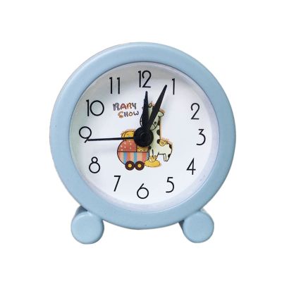 HASMI Alarm Clock Mini Alarm Clock Electronic Round Number Double Bell Desk Table Digital Quartz Clock Home Decoration Retro Portable Cute Durable Bedside Clock (Color : E)