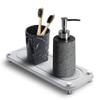 CommiCo Diatomaceous Earth Stone Drying Tray - Sink Caddy & Countertop Organizer - Rapid Water Absorption - Gray view 1