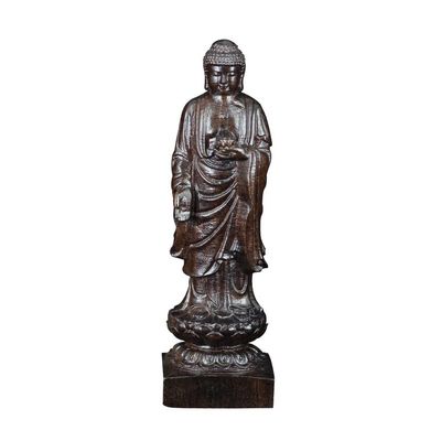 Mascot Wooden Crafts Wood Carving Art Wood Decoration Artwork ()