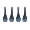 Dinner spoon set 4-piece Household Ceramic Spoons Beautifully Crafted Spoons Personalized Meal Spoons Drinking Spoons Dinner Spoon/Soup Ladles (Color : A) view 1