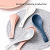 Dinner spoon set 4-piece Household Ceramic Spoons Beautifully Crafted Spoons Personalized Meal Spoons Drinking Spoons Dinner Spoon/Soup Ladles (Color : A) view 4