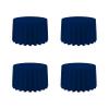 BRILLMAX 4 Pack Navy Blue Round Tablecloths 108 Inch for 48" Tables view 1