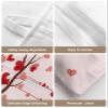 Pink Red Love Tree Tissues Box Cover Rectangular Square Travel Car Tissue Holder with Hanging Strip,2 Packs Multifunctional Bathroom Toilet Tissue Boxes Storage Organizer Bag,Spring Happy Mother's Day view 4