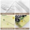 Black Truck Yellow Lemon Tissues Box Cover Rectangular Square Travel Car Tissue Holder with Hanging Strip,2 Packs Multifunctional Bathroom Toilet Tissue Boxes Storage Bag,Country Summer Fruit Lattice view 4