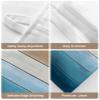 Blue Brown Wood Tissues Box Cover Rectangular Square Travel Car Tissue Holder with Hanging Strip,2 Packs Multifunctional Bathroom Toilet Tissue Boxes Storage Organizer Bag,Farmhouse Ombre Color view 4