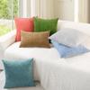 CaliTime Throw Pillow Covers Decorative 16 X 26 Inches Pack of 2 Cozy Chenille Cushion Cases for Couch Sofa Bed Living Room Home Moonbeam Gray view 4