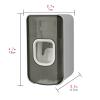 2 Slot Toothbrush Holder and Toothpaste Dispenser Wall Mounted, Automatic Toothpaste Squeezer, 2 in 1 Tooth Brush Toothpaste Organizer for Shower (Grey) view 2