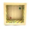 Handmade Japanese Sake Masu Cup  Bush Warbler & Plum Design | Paulownia Wood | Cultural Gift (No Gift Box) view 1