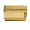 Handmade Japanese Sake Masu Cup  Bush Warbler & Plum Design | Paulownia Wood | Cultural Gift (No Gift Box) view 2