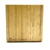 Handmade Japanese Sake Masu Cup  Bush Warbler & Plum Design | Paulownia Wood | Cultural Gift (No Gift Box) view 3