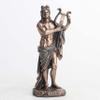 Veronese Design 6 1/4 Inch Tall Greek God Apollo Playing Lyre Cold Cast Resin Bronze Finish Sculpture view 2