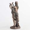 Veronese Design 6 1/4 Inch Tall Greek God Apollo Playing Lyre Cold Cast Resin Bronze Finish Sculpture view 4