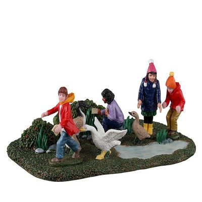 Lemax Village Collection Duck Duck Goose