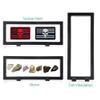 Floating Frame Display Holder, Desktop Display Stand for Displaying Perls Medals Specimens Challenge Dollar Bill (Black) view 4