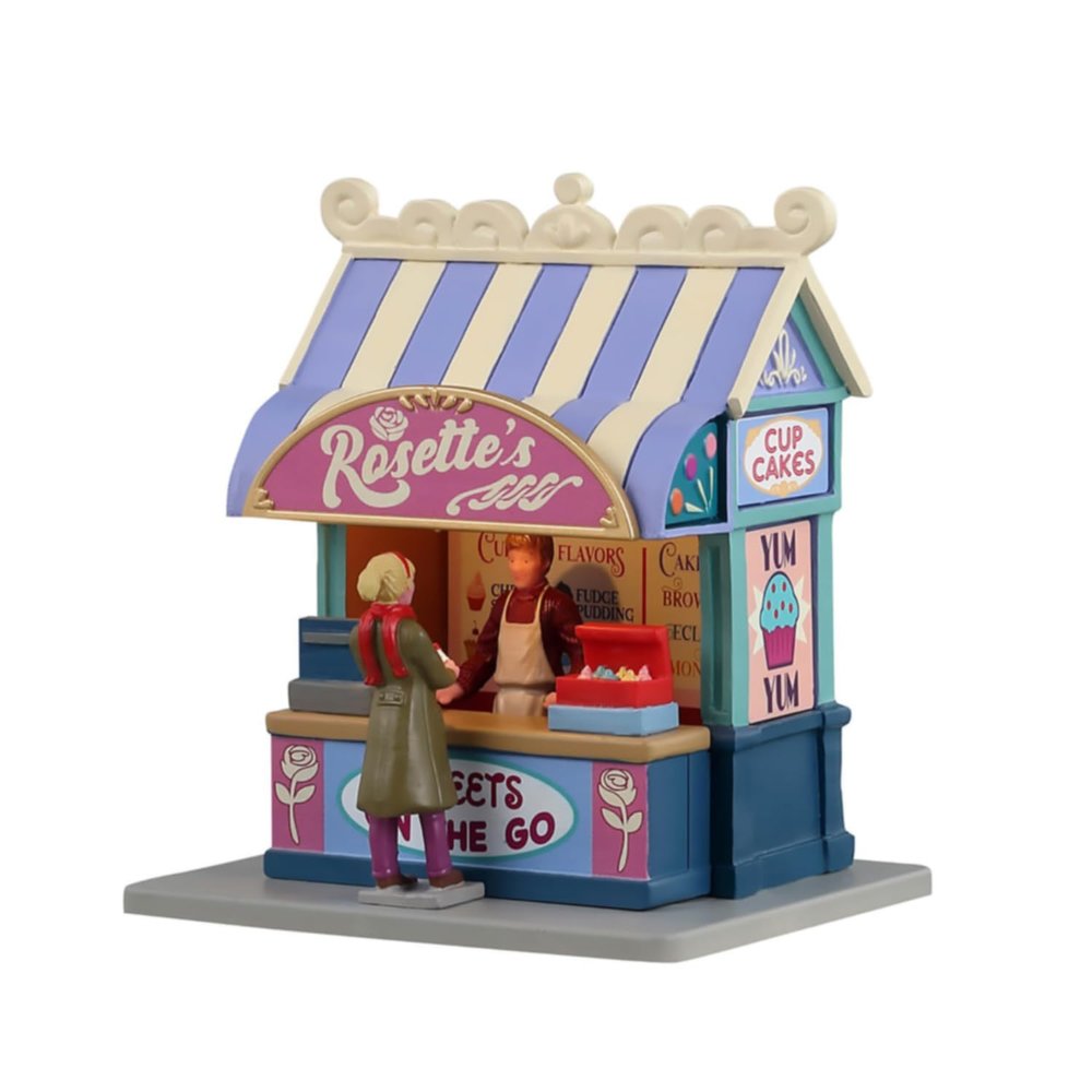 Lemax Rosette's Dessert Bar, AC Adaptable #34121