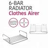 Clothes Bar Rack Hanging Storage Rail Large Clothes Drying Rack Drying Space Holds Up To 15 KG Radiator Mounted Towel Rail Metal Lightweight 6 Bar Airer Anti Slip Hanging Clothes Rack ( Size : 70*38*1 view 4