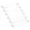 METALLIXITY Acrylic Spice Rack, 6 Tier Clear Spice Drawer Organizer Seasoning Jar Rack, Display Risers-Suitable for Kitchen Counter, Pantry, Hold Spices Condiment view 1