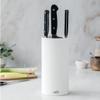 LACOR - 39037 Knife Dowel White, Universal Block for Knives, Multi-Directional, Matt White, Diameter 11 cm, Height 22 cm, Dishwasher Safe view 3