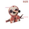 Cute Creative Animal Glasses Holder, Pet Glasses Stand Holder, Wooden Eyeglass Holder Display Stand, Sunglasses Display Rack for Home Office Desk Decor Accessories(sloth) view 2