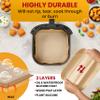 Air Fryer Paper Liners, 125Pcs Air Fryer Disposable Liners, Non-Stick and Oil Proof for Easy Cleanup, 8 Square for 5-8 qt Basket by Baker's Signature view 4