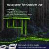 Areful LED Rope Lights, 16.4 Feet Green Flat Flexible Strip Light, Plug in Novelty Lighting, Connectable and Waterproof for Home Christmas Holiday Garden Patio Party Decoration view 4