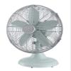 Good Housekeeping 92604 All-Metal 12" Retro Desk Office Table Fan with Wide Oscillation, 3-Speed Settings & Carrying Handle, Breezewave view 1
