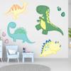Dinosaur Wall Dcor for Kids Bedrooms Cute Dinosaurs & Dinosaur Eggs Wall Decals Made in USA (Dinosaur, Large) view 2
