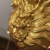 BAEKZ Crystal Bonsai Citrine Tree Money Tree Feng Shui Decorative Dragon Pot (Gold Color) view 4