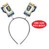 Beistle Oktoberfest Boppers 2-Pack Bavarian Beer Stein Headbands with Printed Icons on Snap-On Bands for Oktoberfest Parties, Pub Crawls, German-Themed Events, and Beer Festivals view 4