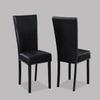 Beautiful 6pc Dining Set White Faux Marble Table Top Black PU Fabric Chairs Bench Home Furniture view 3