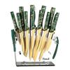 Keewah Knife Set, 16 Piece Kitchen Knives set with Acrylic Stand, Gold view 1